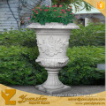 Classical decorative garden stone flower pot for garden decoration